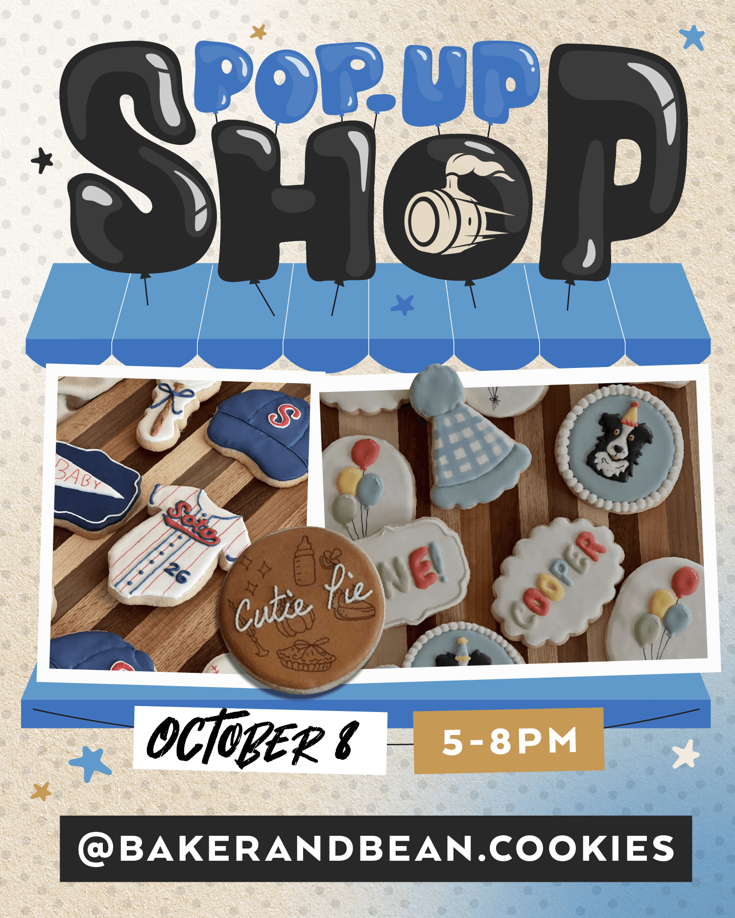 October Pop-up: Baker & Bean 7 PopUp Oct2026 Baker Bean Post
