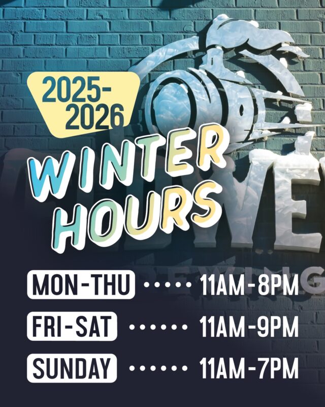 Home 6 It’s officially “bundle-up” season, folks—and our taproom hours are cozying up, too! 🥶Starting November 2nd, here’s when you can join us for that perfect pint:- 🍻🍻🍻🍻🍻🍻🍻 -
Mon–Wed: 11am–8pm
Thurs–Sat: 11am–9pm
Sun: 11am–7pm#WeldWerksBrewingCo #DialedInBeer